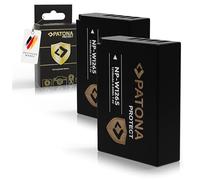 PATONA Protect V1 (2X) Batterie NP-W126s NP-W126 (1140 mAh) avec capteur NTC et boîtier V1 - sans restriction d'utilisation