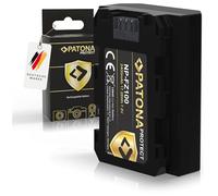 PATONA Protect V1 Batterie Rechange pour Sony NP-FZ100 FZ100, 2400mAh Compatible avec Sony Alpha FX3 FX30 A1 A9 A9II A7RIII A7RIV A7SIII A7III A7IV A6600 A7C ILME-FX3 ILME-FX30 ZV-E1 BC-QZ1