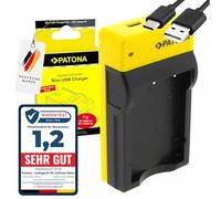 PATONA Slim Chargeur avec USB-C Input pour NP-40 NP-60 NP-95 NP-120 Batterie Compatible avec Fujifilm FinePix F30 F31 X-S1 X30 X70 X100 X100S X100T Real 3D W1 Pentax D-Li8 Kodak Klic-5001