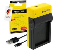 PATONA Slim Chargeur USB-C pour NP-W126S NP-W126 Batteries Compatible avec Fujifilm FinePix HS-30EXR HS-33EXR HS-50EXR X-T20 X-H1 XT1 XT3 XT100 XT200 X-PRO2 X-PRO3 XA3 XA5