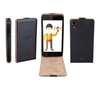 Patona Slim Flip-Cover Étui De Protection Pour Wiko Rainbow Lite