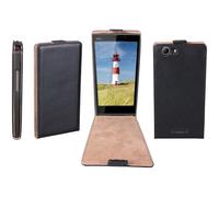 Patona Slim Flip-Cover Étui De Protection Pour Wiko Ridge Fab 4G