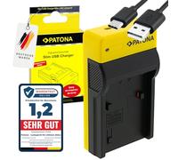 PATONA Slim USB-C Chargeur Compatible avec Sony Batteries NP-FP50 NP-FP60 NP-FP70 NP-FP90 NP-FH40 NP-FH50 NP-FH60 NP-FH70 NP-FH100