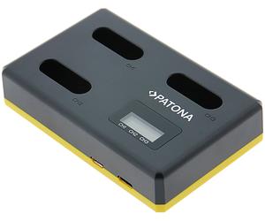 PATONA Triple Chargeur USB pour Sony NP-BX1 BX BX1 NP-BX1 avec Câble