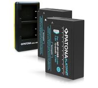 PATONA USB-C Chargeur Double avec 2X Platinum Batterie NP-W126S W126 Compatible avec Fujifilm FinePix HS30EXR HS33EXR HS50EXR X-T20 X-H1 XT1 XT3 XT100 XT200 XPRO2 XPRO3 XA3 XA5 XA7 XA10