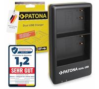 PATONA USB-C Chargeur Double pour DMW-BLF19, BLF19E, DMW-BLK22 Batterie Compatible avec Panasonic Lumix DC-G9, S5II, GH6, GH5, GH5 II, MC-GH4, GH3