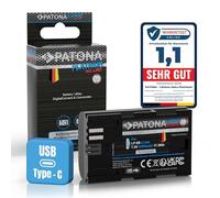 PATONA USB-C Platinum Batterie pour Canon LP-E6 LPE6 2400mAh 7.2V