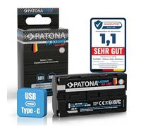 PATONA USB-C Platinum NP-F550 Batterie 3500mAh Compatible avec caméscope Sony, indicateurs LED, éclairage, Lampe vidéo, moniteurs, caméra, Battery NP-F750 NP-F950 NP-F970 NPF550 NP F550