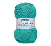 Patons Coton DK Pelote de Laine à Tricoter, Jade, Taille unique