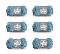Patons Grace Lot de 6 pelotes de laine Citadel