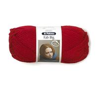 Patons - Pelote de laine à tricoter super épaisse - 200 g - 100% acrylique - Lavable en machine - 9 couleurs dans la gamme - Couleur 2348 - Coquelicot - 1 pelote de 200 g