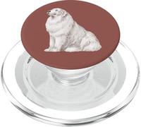 Patou pour Amoureux des Chiens des Pyrénées PopSockets PopGrip pour MagSafe