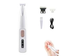 Patounet Tondeuse, de Precision Pour Chat, 35 db À Faible Bruit, Lames Douces, Sûres et Hypoallergéniques, Rechargeable Par Usb, Comprend un éclairage LED, Compact et Pratique (1PC)