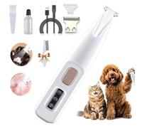 Patounet Tondeuse pour Chat, Tondeuse Patounet Chat, Tondeuse Chat Poils Longs Noeud Silencieuse, Élagage Imperméable et Doux, pour Pattes, Yeux, Oreilles, Visage et les Fesses (1 article)