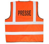 Patoutatis - Gilet de sécurité marquage au Dos Presse