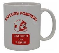 Patoutatis - Mug blanc - Sapeurs Pompiers Sauver ou Perir Blanc G