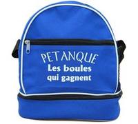 Patoutatis - Sac bandouliere pour 3 boules de petanque - Les boules qui gagnent - bleu Bleu G