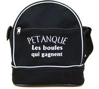 Patoutatis - Sac bandouliere pour 3 boules de petanque - Les boules qui gagnent - noir Noir G