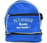 Patoutatis - Sac bandouliere pour 3 boules de petanque - Roule ma boule - bleu Bleu G