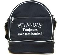 Patoutatis - Sac bandouliere pour 3 boules de petanque - Toujours avec mes boules - noir Noir G