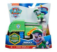 Pat'Patrouille Camion de Recyclage de Rocky avec Figurine