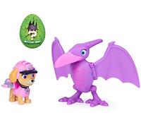 PAW PATROL Pat'Patrouille Mission Dino Ensemble de Figurines Skye et d’Un Dinosaure, pour Enfants à partir de 3 Ans