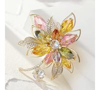 PATPOT Broche Bijoux Broches for Fille et Femmes Vintage vêtements décoration Bijoux de Bijouterie Cristal Broche Broches Artisanat Broche Bijoux Femme (Color : A)
