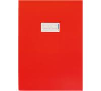 Patq-19748 Lot De 10 Couvertures Pour Cahiers D'école, Format A4, En Carton Rouge, Avec Champ D'inscription, En Papier Solide Et Extra Fort, Pour Cahiers D'école, Colorées