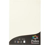 Patq-4204c - Étui De 50 Feuilles - Format A4 (21x29,7cm) - 120g/M² - Coloris Ivoire - Papier D'invitation Evènements Et Correspondance - Gamme Pollen - Papier Premium Lisse