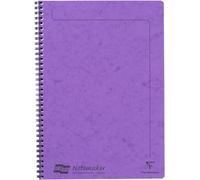 Patq-4864z Un Cahier ¿¿ Spirale Notemakers Europa Lilas - A4 21x29,7 Cm - 120 Pages D¿¿Tachables Lign¿¿Es - Papier Blanc 90 G - Couverture Carte Lustr¿¿E