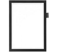 PATQ-499301 Info frame Duraframe Note (A4, avec fermeture magnétique et porte-stylo) 1 pièce, noir
