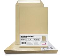 Patq-50 Enveloppes D¿Expédition Brunes C4 229x324mm 90g Grandes Pochettes D¿Expédition Sans Fenêtre Enveloppes Commerciales Grand Format Pour Lettre A4 Documents Factures Contrats Enveloppe Postale