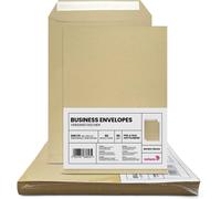 Patq-50 Enveloppes D`Expédition Brunes C5 162x229mm 90g Grandes Pochettes D`Expédition Sans Fenêtre Enveloppes Commerciales Grand Format Pour Lettres Documents Factures Contrats Enveloppe Postale
