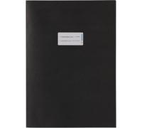 Patq-7096 Lot De 10 Enveloppes En Papier Format A4 Avec Zone D'étiquetage, En Papier Recyclé Solide Et Extra Résistant, Protège-Cahiers D'école, Noir