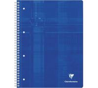 Patq-8258c Un Cahier ¿¿ Spirale Perfor¿¿ Bleu - A4+ 22,5x29,7 Cm - 160 Pages D¿¿Tachables Petits Carreaux - Papier Blanc 90 G - Couverture Carte Pellicul¿¿E