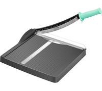 Patq-A4 Massicot Coupe Papier Manuel Avec Protection De Sécurité Et Verrouillage De Lame, Cisaille Guillotine Pour Papier Photos Carton, Professionnel Coupe Papier Cutter Capacité 16 Feuilles, Gris
