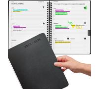 Patq-Agenda Scolaire 2026 A5 \U2013 Planificateur Semainier Vue Semaine Étudiant Enseignant Université Cahier De Notes Journalier Juillet 2025 À Juillet 2026 Organisation Travail Études Vie Quotidien
