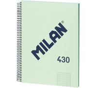 Patq-® Cahier À Spirales, Papier Quadrillé, 80 Feuilles A4, Série 1918, Vert