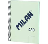 Patq-® Cahier A4 À Spirale Avec Couverture Rigide, 80 Feuilles Blanches De 95 G/M², Collection 430 Since 1918, Vert