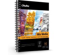 Patq-Carnet De Croquis A4 Pour Artiste: 124 Pages/62 Feuilles Carnet De Croquis À Spirales ¿ 297 X 210 Mm Bloc À Dessin 200gsm Papier Épais Sans Acide Pour Croquis Acrylique Aquarelle