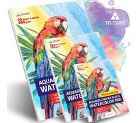 Patq-Carnet De Papier Peinture Aquarelle De Haute Qualité A4 A3 A5 Lot Complet - 300g Bloc Aquarelle Blanc Lot - 20 Feuilles Chacun De