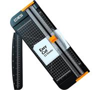 Patq-Ediesi, Massicot, A4, Coupe Papier, Guillotine, Pour Home, Verrouillage Automatique, Avec Règle D'extension, Pour Le Papier, Les Photos, Les Coupons Et Les Étiquettes (Noir)