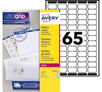 Patq-Étiquettes Autocollantes Blanches, 1625 Pièces, L7651-25, 38,1 X 21,2 Mm, Papier A4, Feuille A4, Pour Imprimantes Laser, Anti-Bourrage, Fsc Certifiées, Pour Adressage Et Expédition