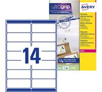 Patq-Étiquettes Autocollantes Blanches Personnalisables 99,1 X 38,1 Mm - 210 Étiquettes - Impression Laser Anti-Bourrage L7163-15