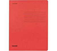 Patq-Falken - Réf. 80001357001f - Carton De 25 Chemises À Rabats Carte Recyclée A4 - Rouge