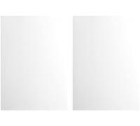 Patq-Florence Papier Cartonné Blanc Lisse - A4-10 Feuilles - 216 G/M² - Papier Pour Scrapbooking, Carterie, Perforation Et Faire Part De Mariage (Lot De 2)