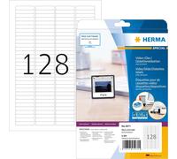 Patq-Herma 5071 Étiquettes De Diapos 43,2 X 8,5 A4 3200 Pièces Blanc