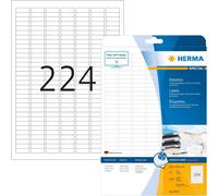 PATQ-Herma 8830 Étiquettes jet d'encre 25,4 x 8,5 A4 5600 pièces Blanc
