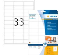 PATQ-Herma 8837 Étiquettes jet d'encre 63,5 x 25,4 A4 825 pièces Blanc