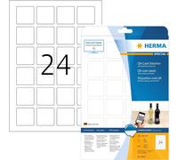Patq-Herma 9642 Pack De 600 Étiquettes Codes Qr Carrées Sur Feuilles A4 Papier Mat Opaque 40 X 40 Mm (Blanc) (Import Allemagne)